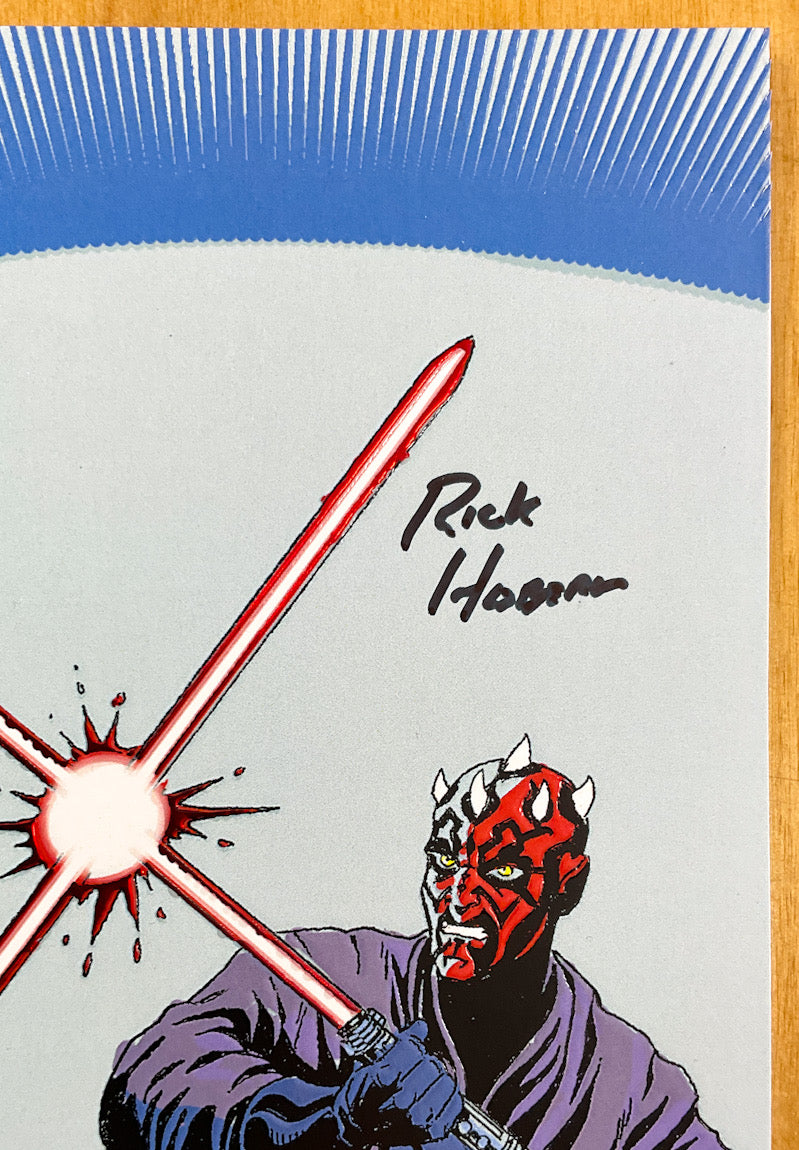 Galaxy Far Away: A Sketchbook by Rick Hoberg - Darth Maul Cover - Signed