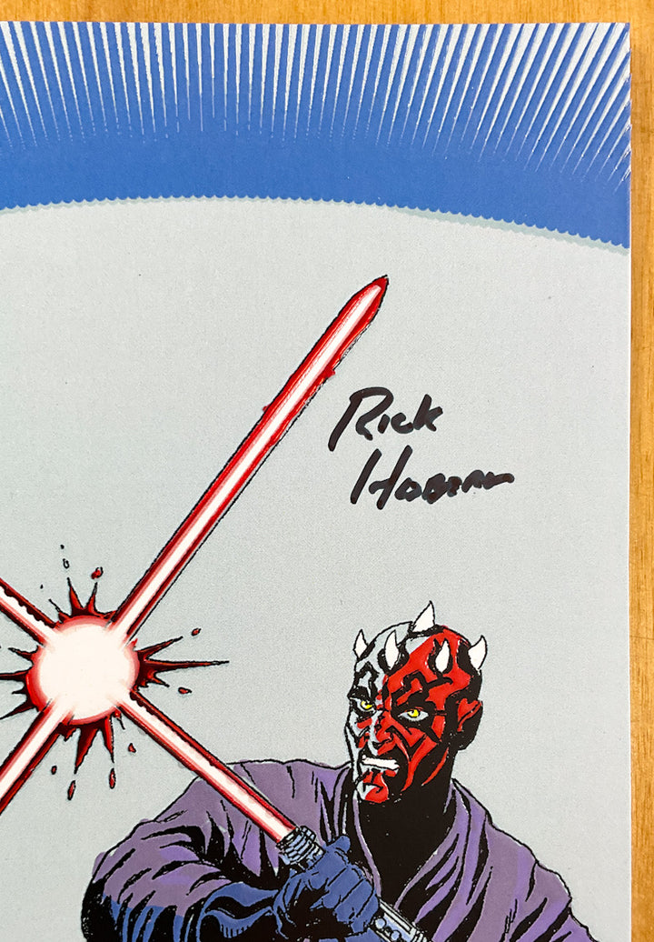 Galaxy Far Away: A Sketchbook by Rick Hoberg - Darth Maul Cover - Signed