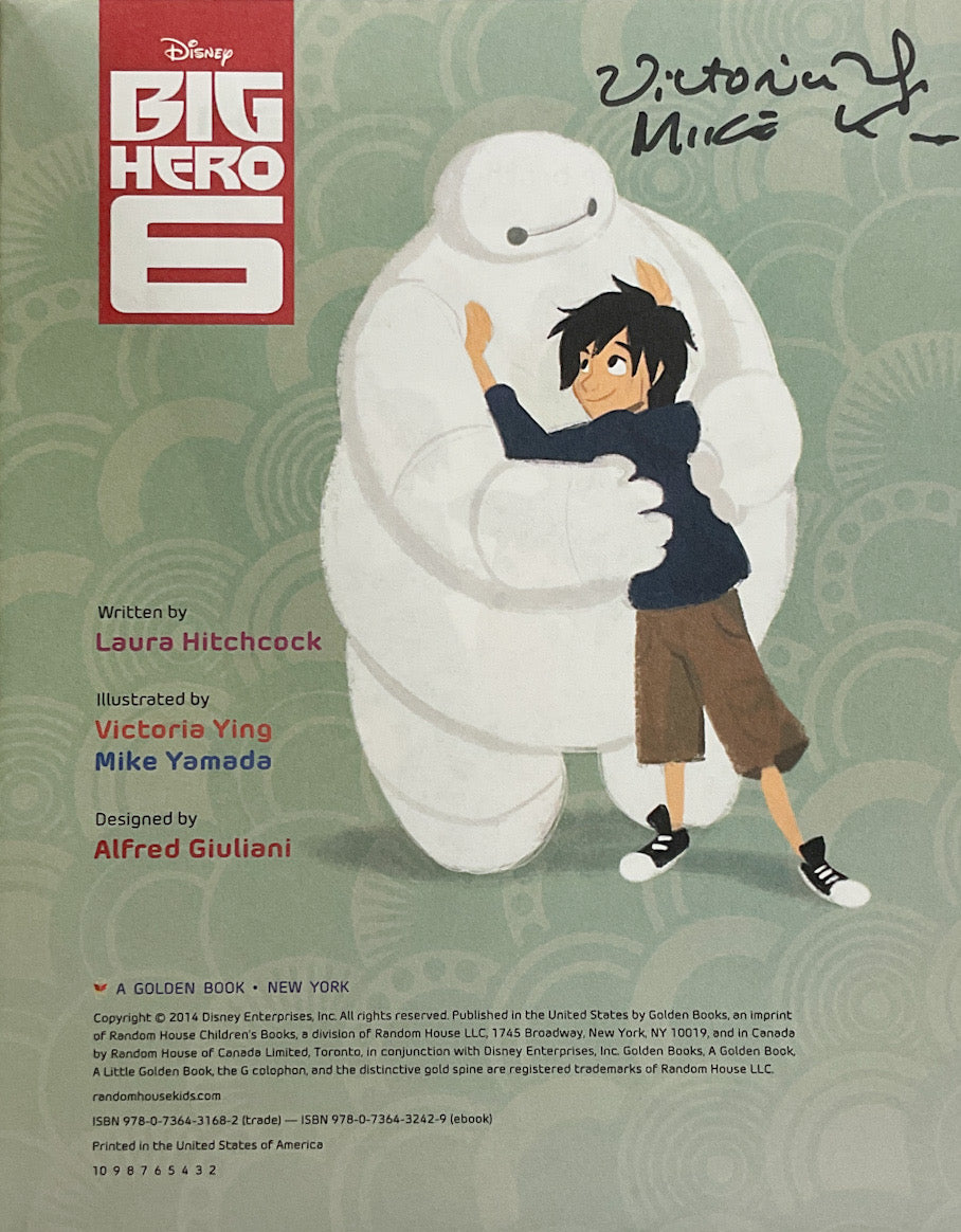 Big Hero 6 Little Golden Book - Signed