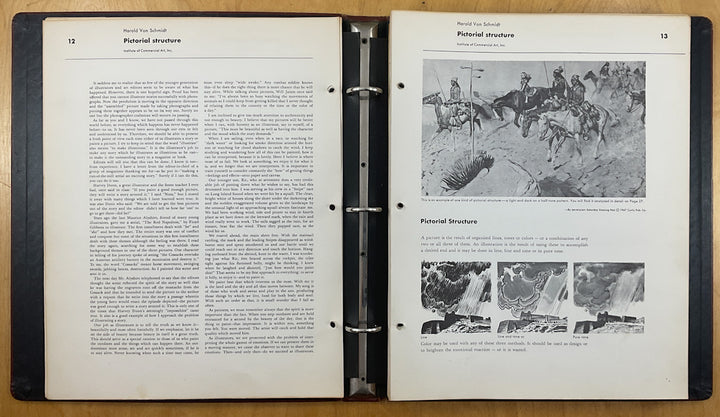 How I Make A Picture by Harold Von Schmidt - Famous Artists Advanced Program - Signed