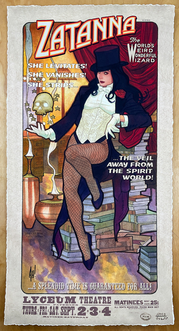 Zatanna at the Lyceum Theatre - Signed & Numbered Print