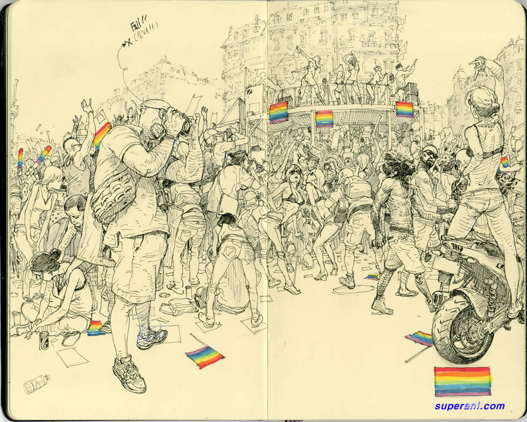 Kim Jung-Gi 2013 Sketchbook Collection