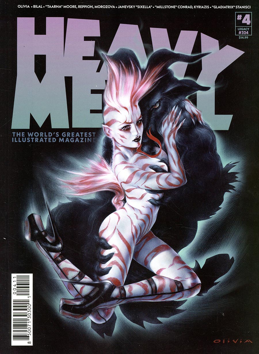 Heavy Metal #4A - Olivia Cover – Stuart Ng Books