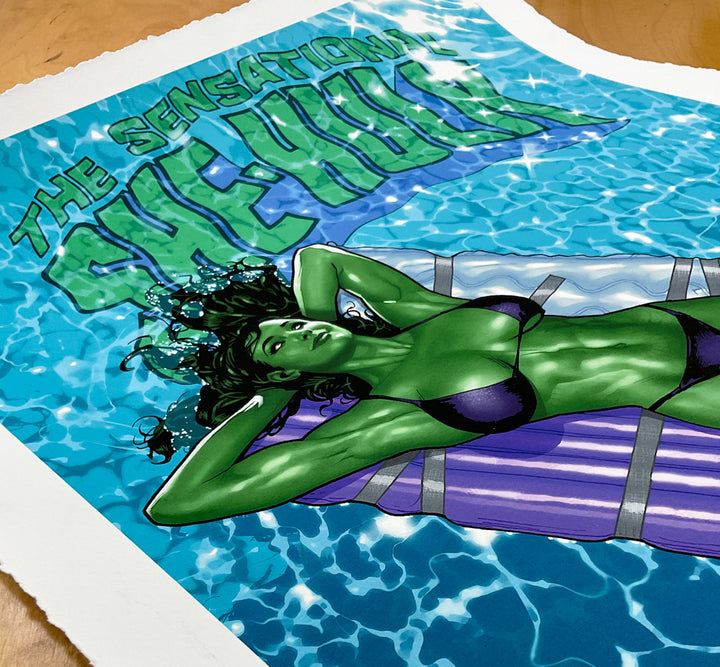 She-Hulk - Signed Limited Edition Giclee Print