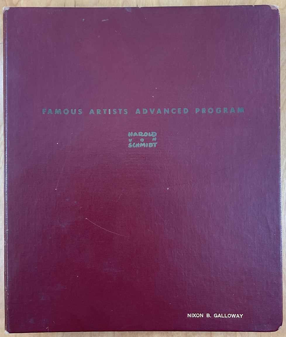 How I Make A Picture by Harold Von Schmidt - Famous Artists Advanced Program - Signed