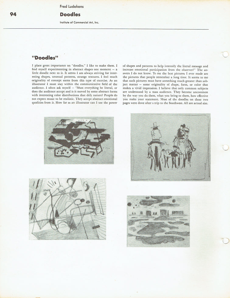 How I Make A Picture by Fred Ludekens (Famous Artists Advanced Program)