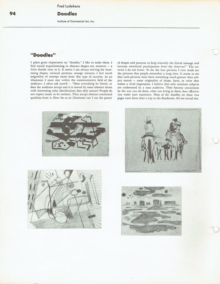 How I Make A Picture by Fred Ludekens (Famous Artists Advanced Program)