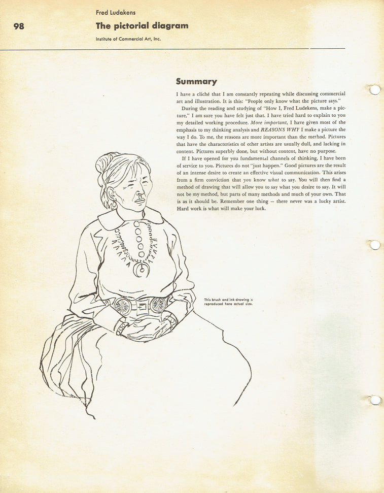 How I Make A Picture by Fred Ludekens (Famous Artists Advanced Program)