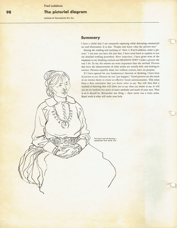 How I Make A Picture by Fred Ludekens (Famous Artists Advanced Program)