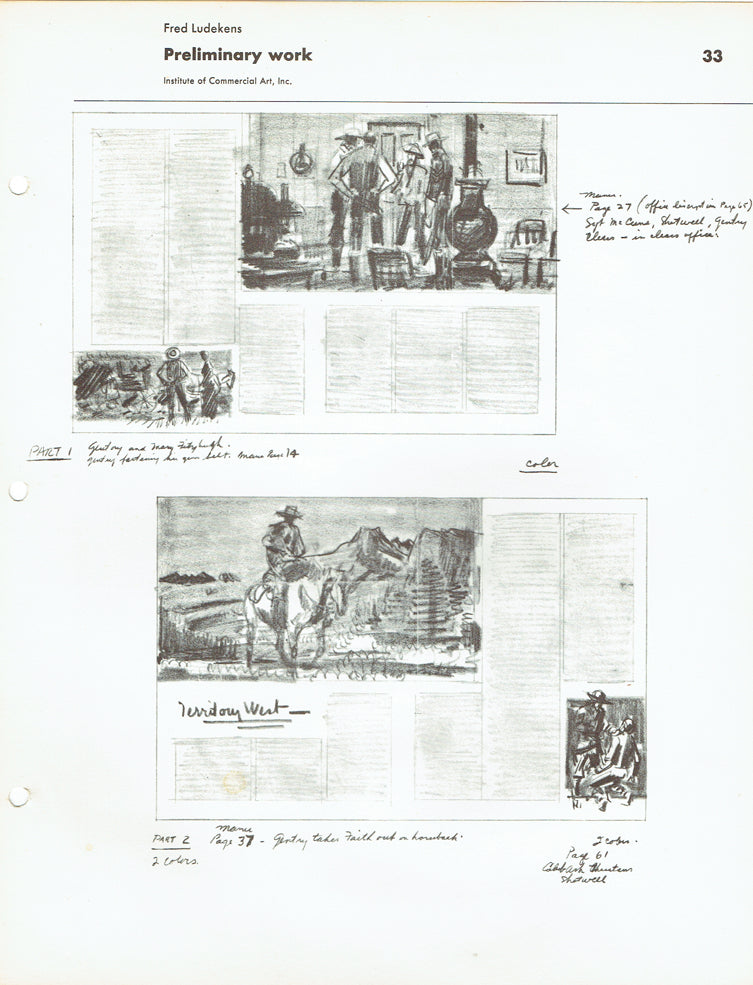 How I Make A Picture by Fred Ludekens (Famous Artists Advanced Program)