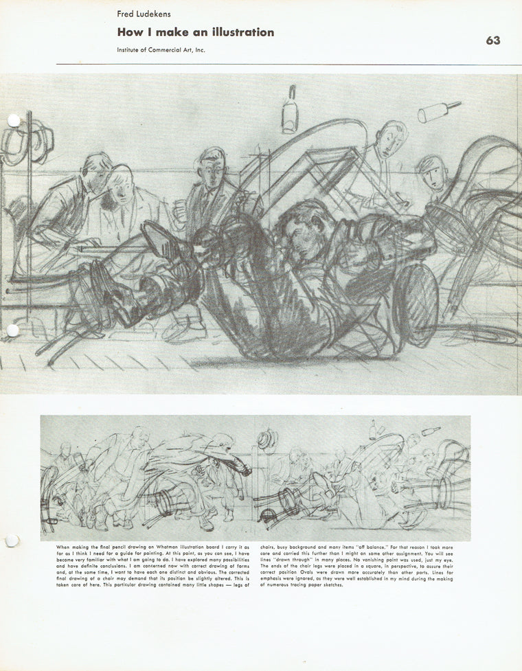 How I Make A Picture by Fred Ludekens (Famous Artists Advanced Program)