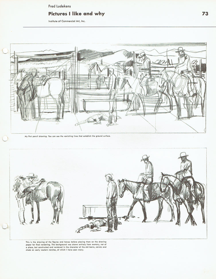 How I Make A Picture by Fred Ludekens (Famous Artists Advanced Program)