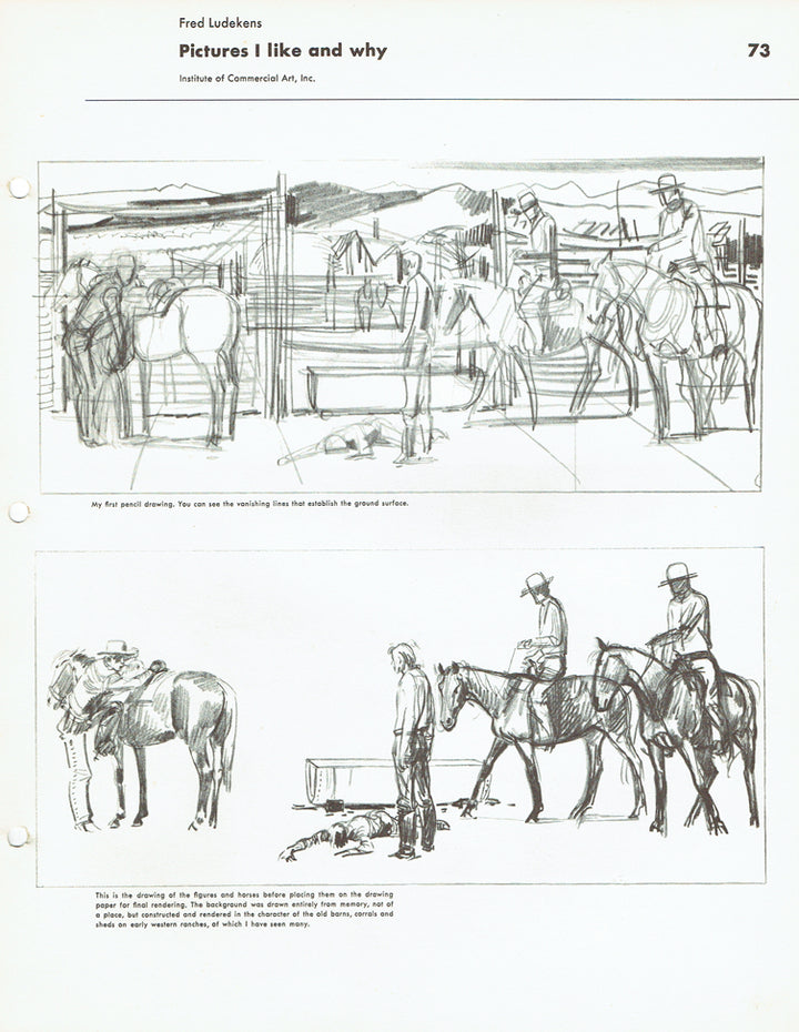 How I Make A Picture by Fred Ludekens (Famous Artists Advanced Program)