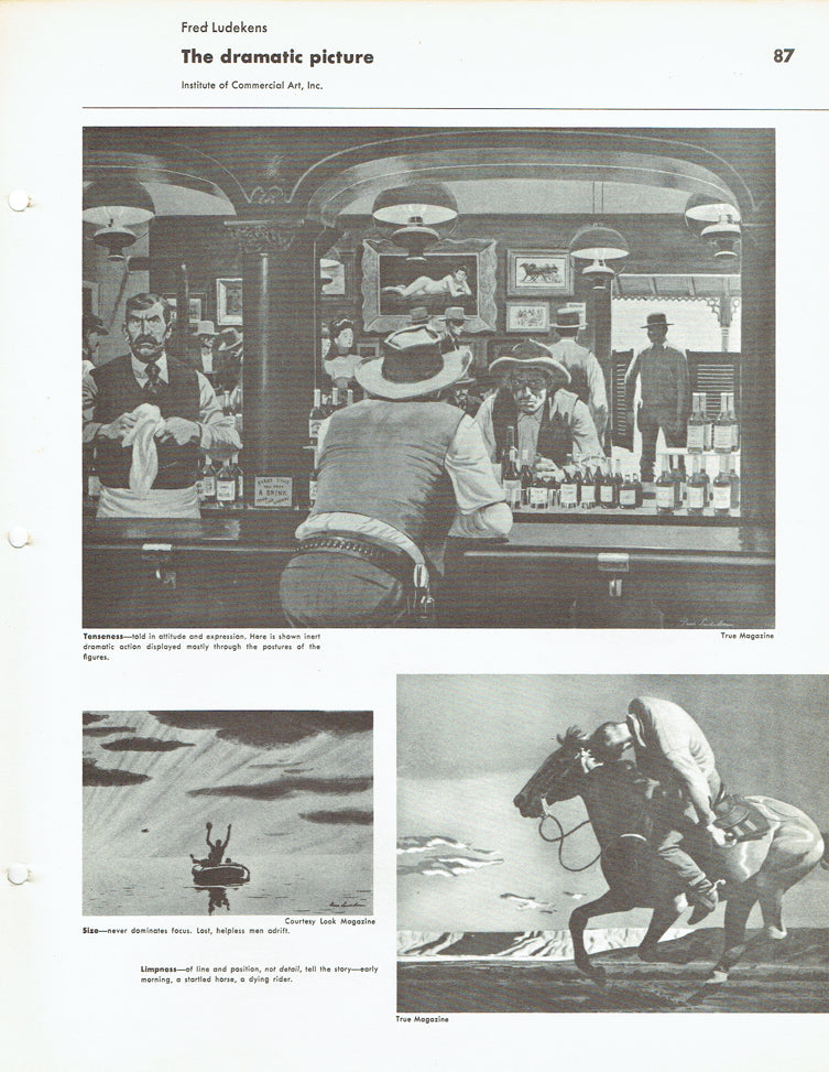 How I Make A Picture by Fred Ludekens (Famous Artists Advanced Program)