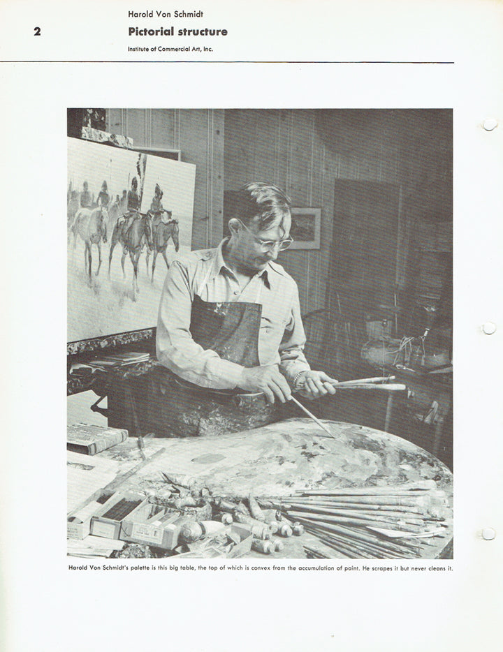 How I Make A Picture by Harold Von Schmidt (Famous Artists Advanced Program)