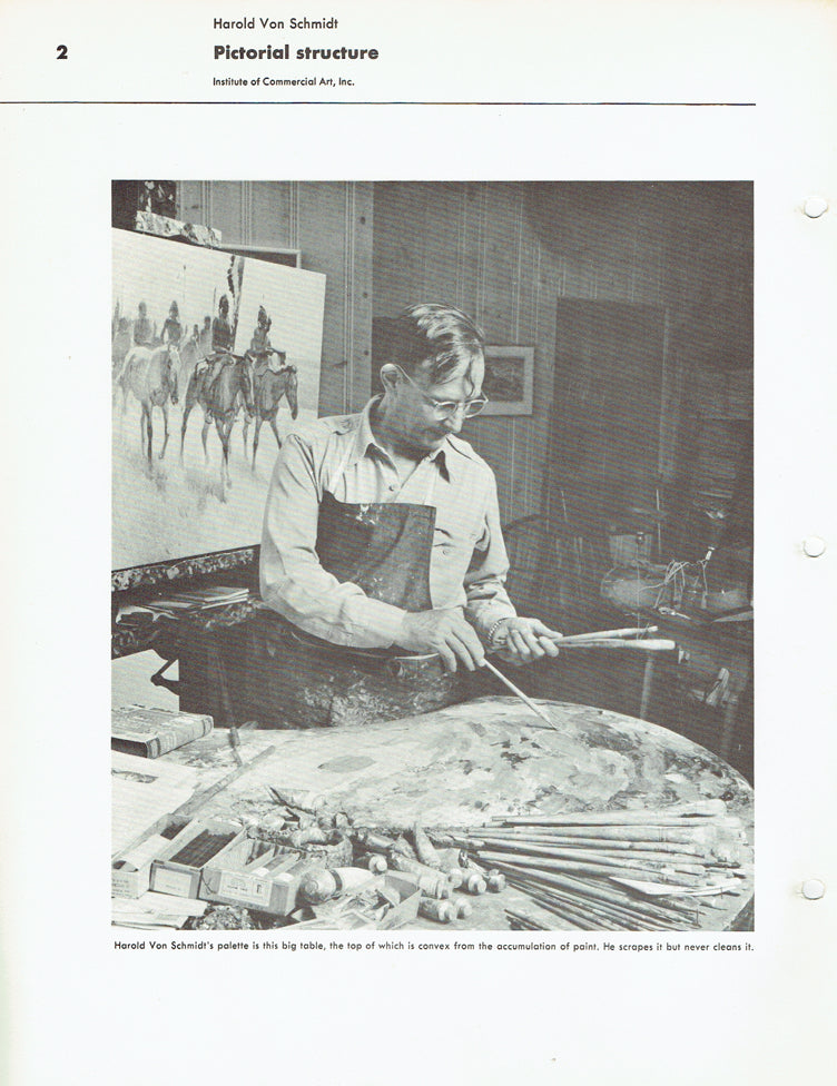 How I Make A Picture by Harold Von Schmidt - Famous Artists Advanced Program