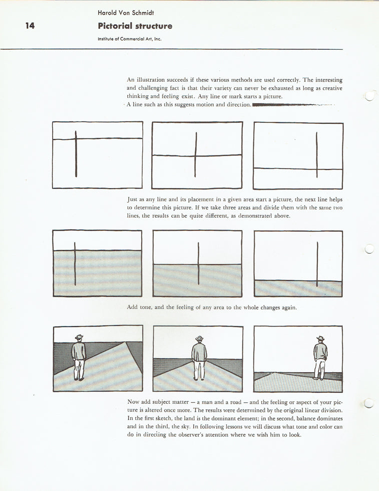 How I Make A Picture by Harold Von Schmidt (Famous Artists Advanced Program)
