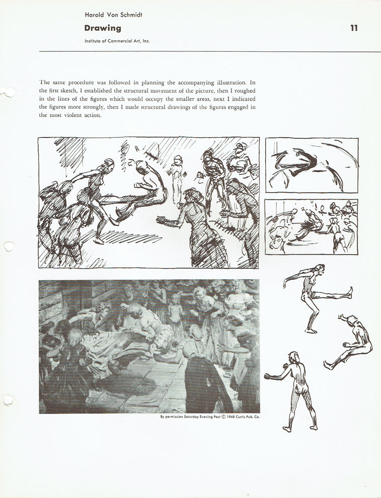 How I Make A Picture by Harold Von Schmidt (Famous Artists Advanced Program)