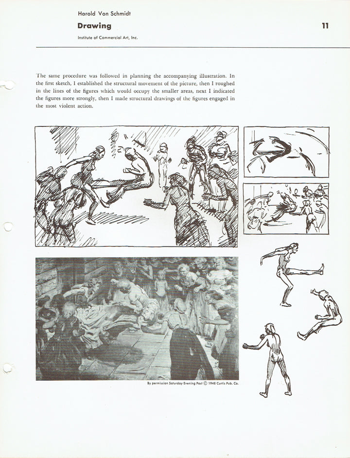 How I Make A Picture by Harold Von Schmidt (Famous Artists Advanced Program)