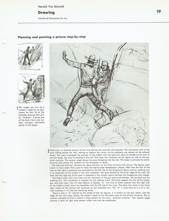 How I Make A Picture by Harold Von Schmidt - Famous Artists Advanced Program