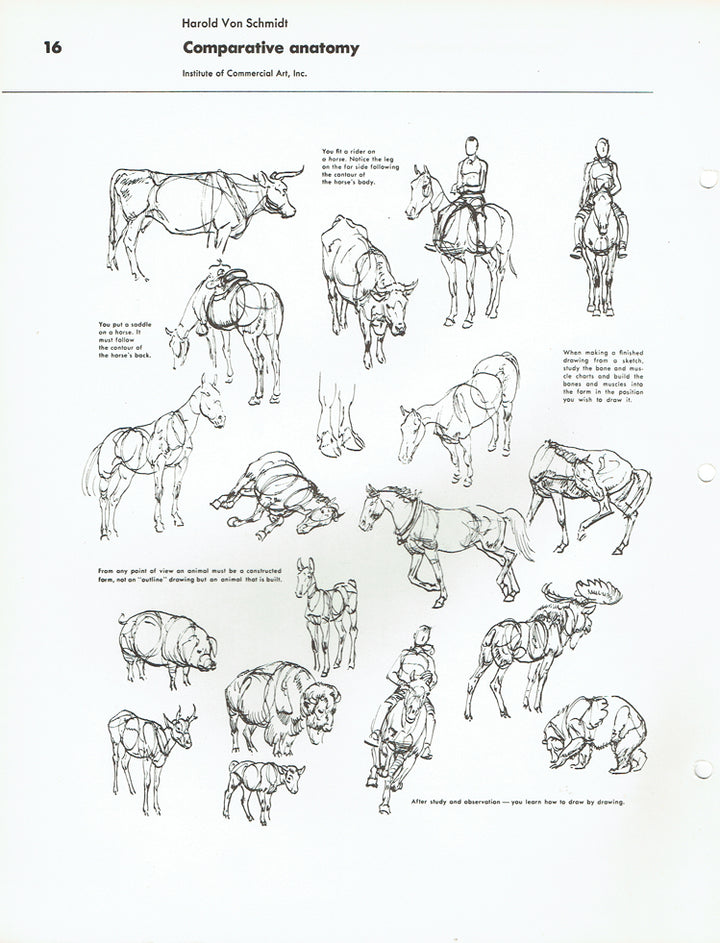 How I Make A Picture by Harold Von Schmidt - Famous Artists Advanced Program
