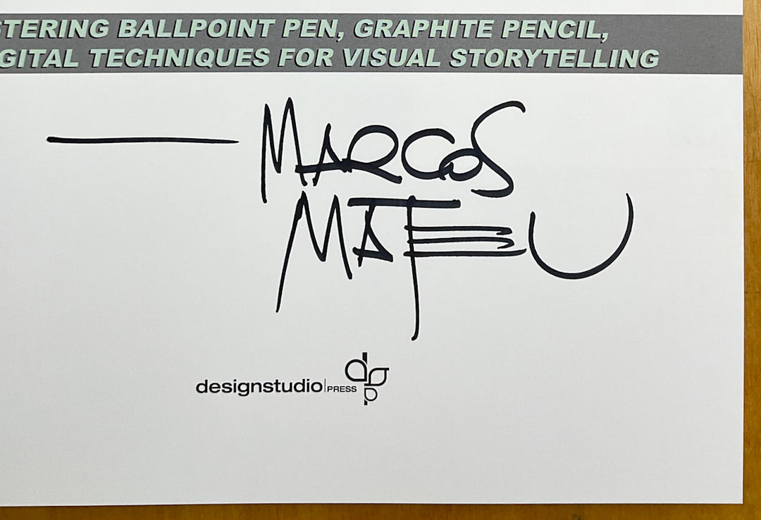 Framed Drawing Techniques - Signed by the artist