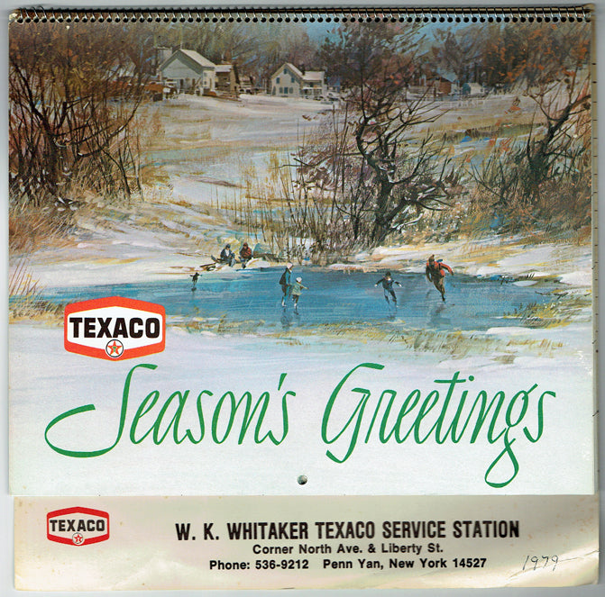 1979 Texaco Dealer Calendar
