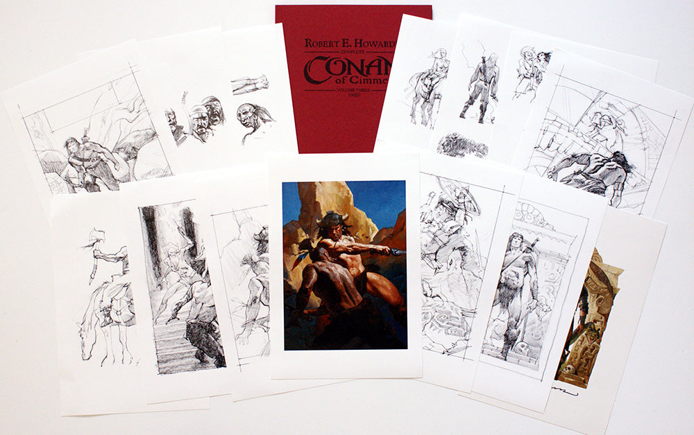 Robert E. Howard's Complete Conan Vol. 3 (1935) S&N Artist's Proof with an Extra Artist's Portfolio