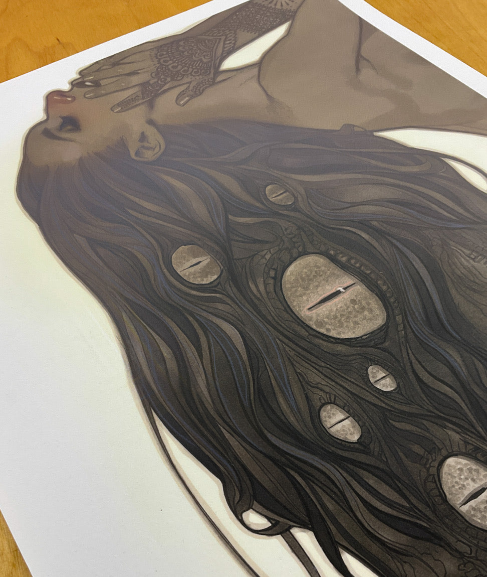 Crocodile Locks - Signed & Numbered Print