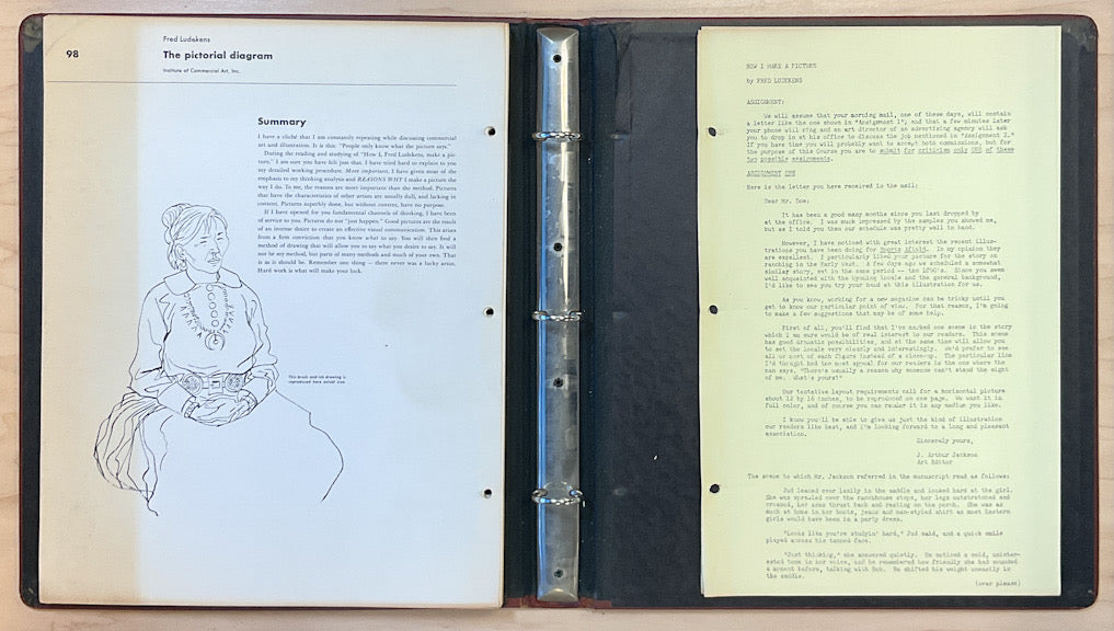 How I Make A Picture by Fred Ludekens - Famous Artists Advanced Program