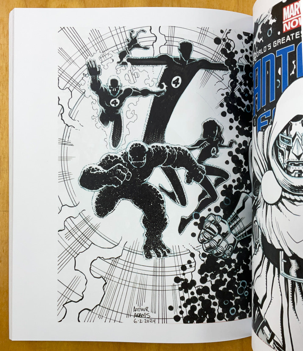 Arthur Adams 2025 Sketchbook - Signed & Numbered Foil Stamped Edition