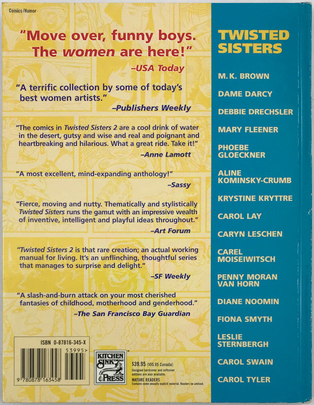 Twisted Sisters 2: Drawing the Line - Signed and Numbered Hardcover