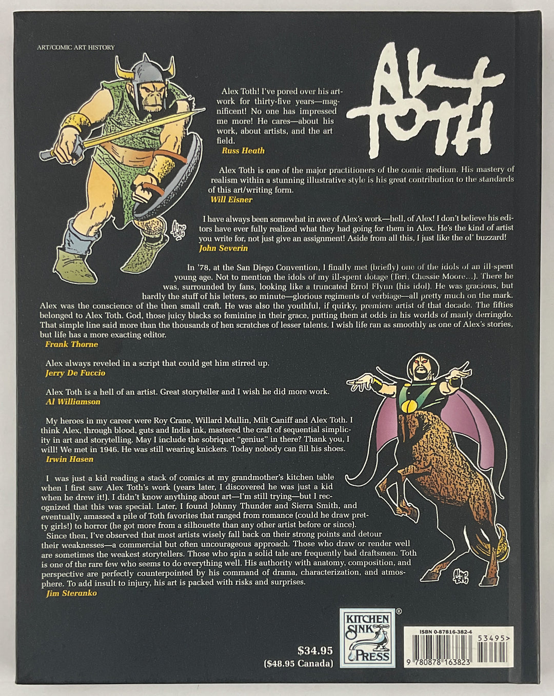 Alex Toth (1995) Signed & Numbered Hardcover