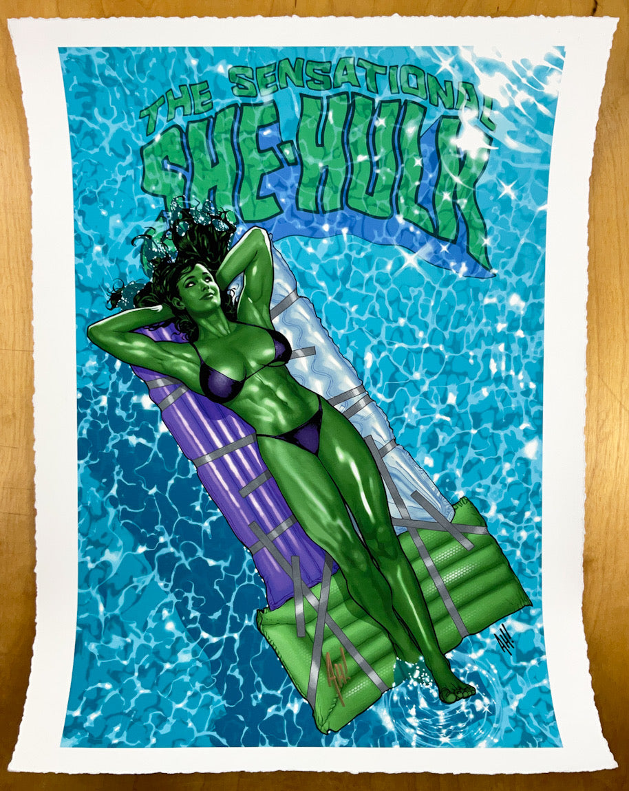 She-Hulk - Signed Limited Edition Giclee Print