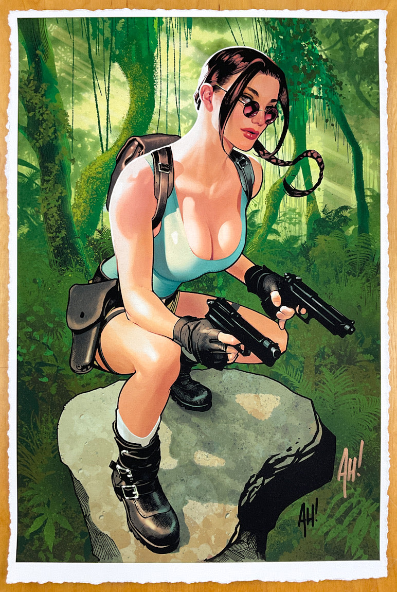 Lara Croft - Signed Limited Edition Giclee Print