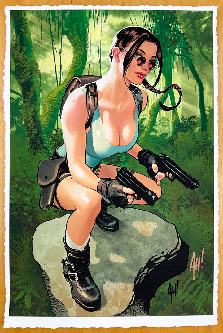 Lara Croft - Signed Limited Edition Giclee Print
