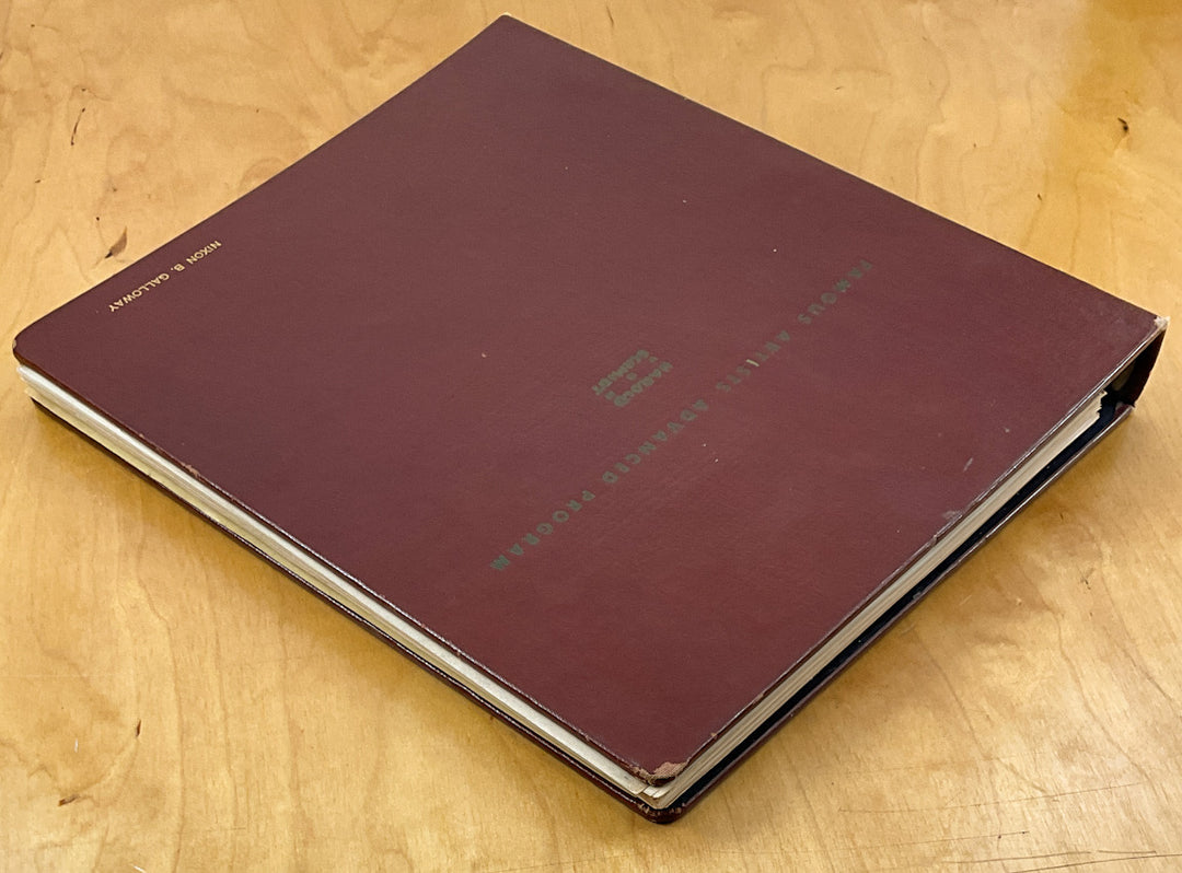 How I Make A Picture by Harold Von Schmidt - Famous Artists Advanced Program - Signed