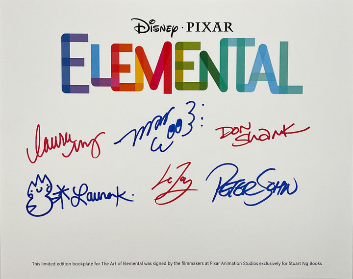 The Art of Elemental - First Printing Signed by Director Peter Sohn and Five Artists