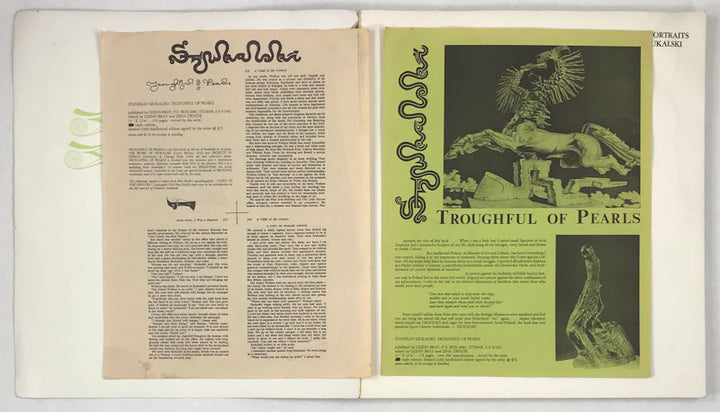 Inner Portraits by Szukalski - Inscribed First Printing
