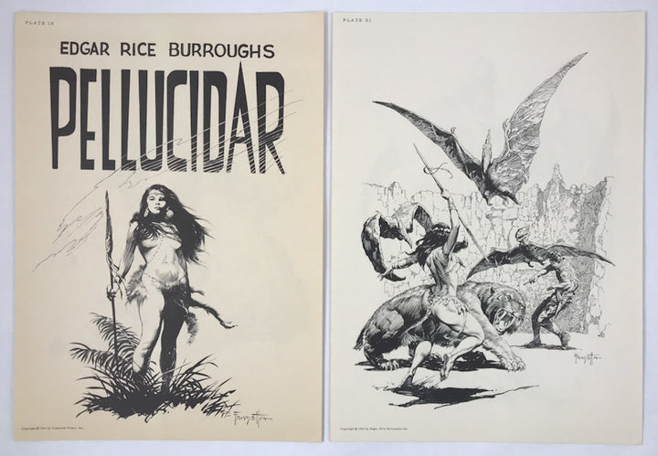 Burroughs Artist Frank Frazetta - 1968 Portfolio