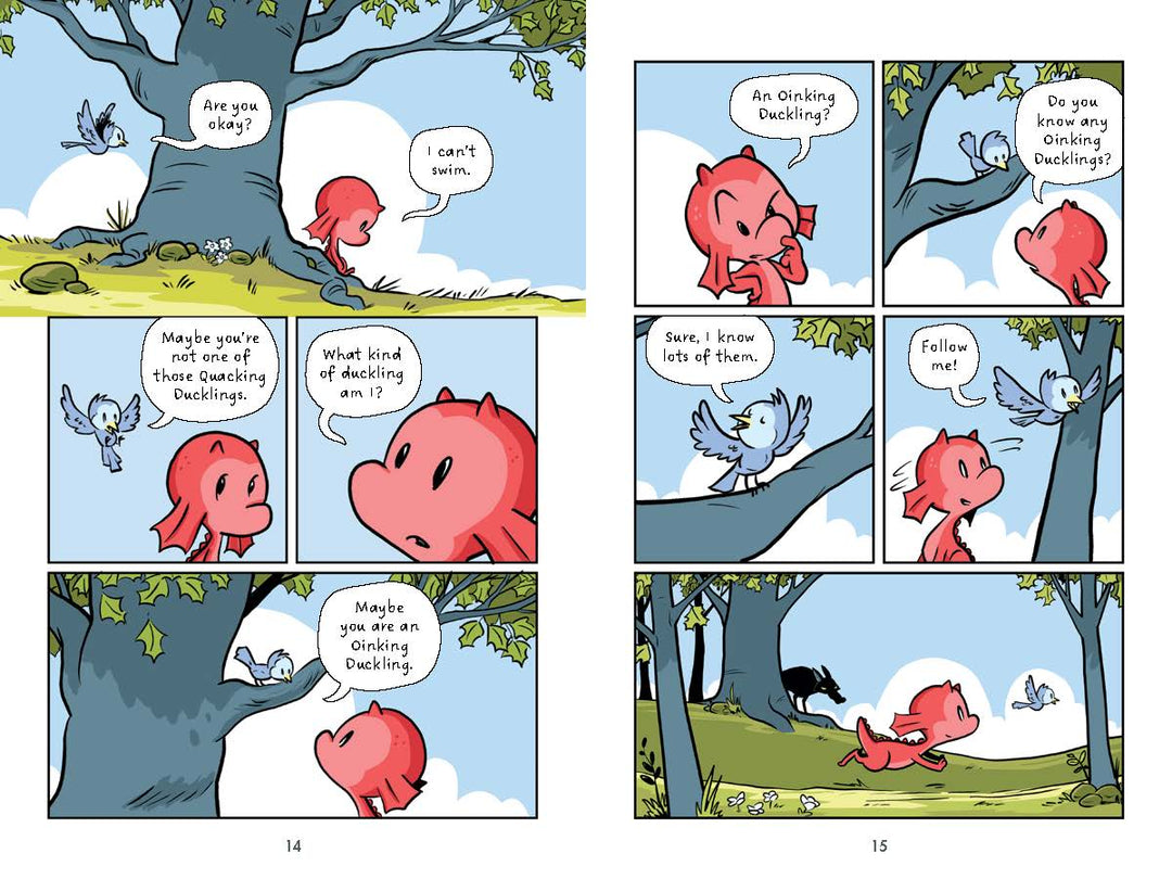 The Fire-Breathing Duckling - Signed with a drawing