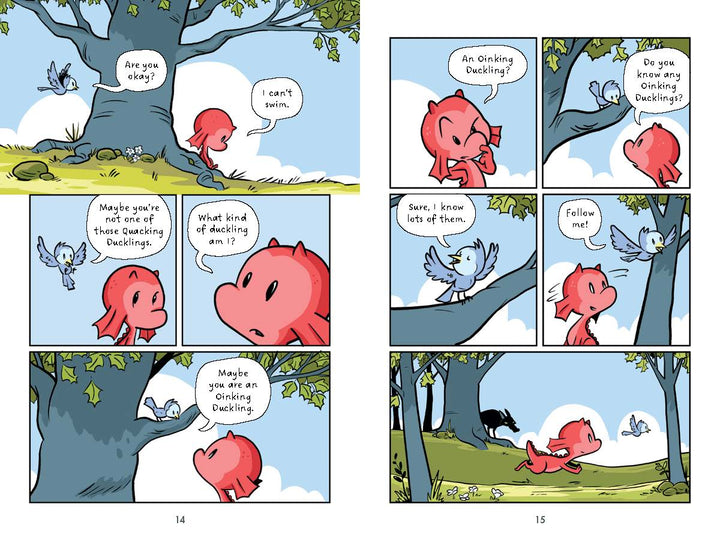 The Fire-Breathing Duckling - Signed with a drawing