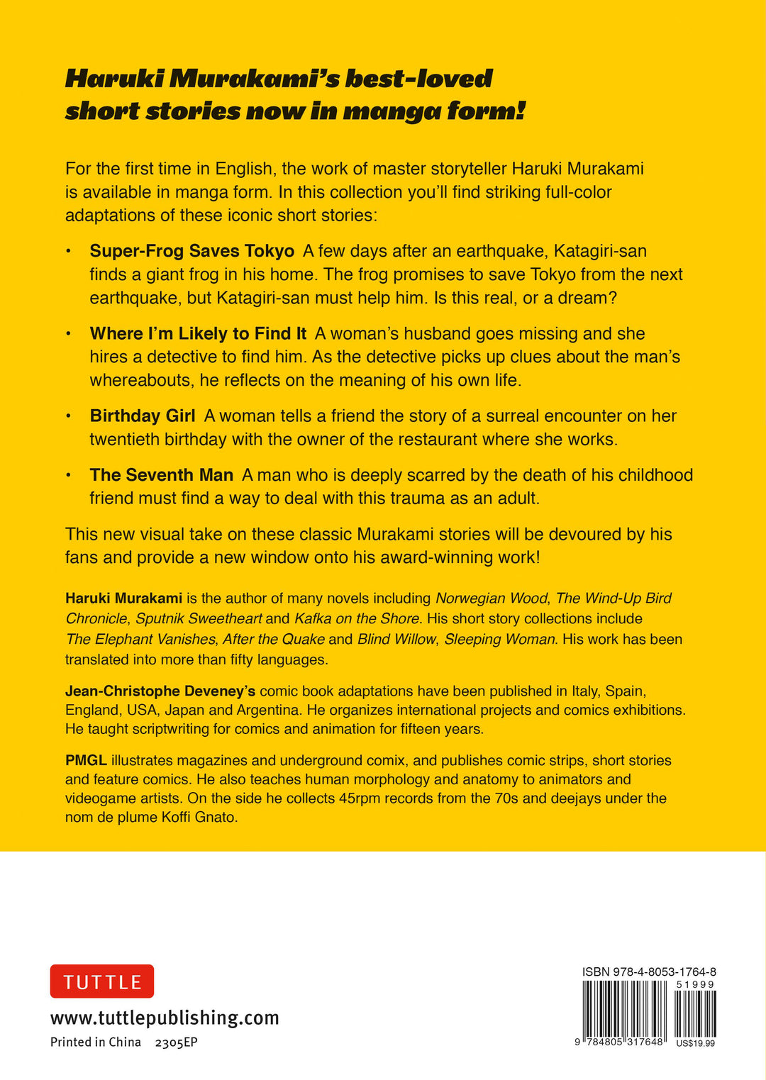 Haruki Murakami Manga Stories