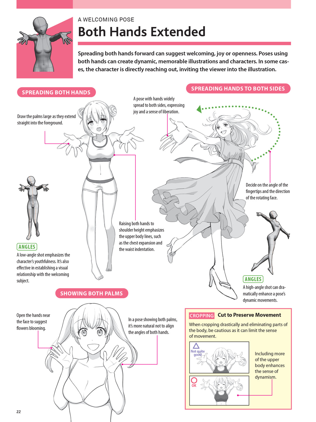 How to Create Manga: Drawing Dynamic Hand & Body Movements : The Ultimate Bible for Beginning Artists