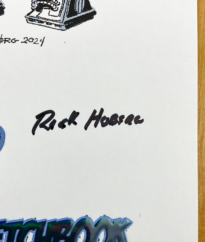 Galaxy Far Away: A Sketchbook by Rick Hoberg - Luke & Leia Cover - Signed