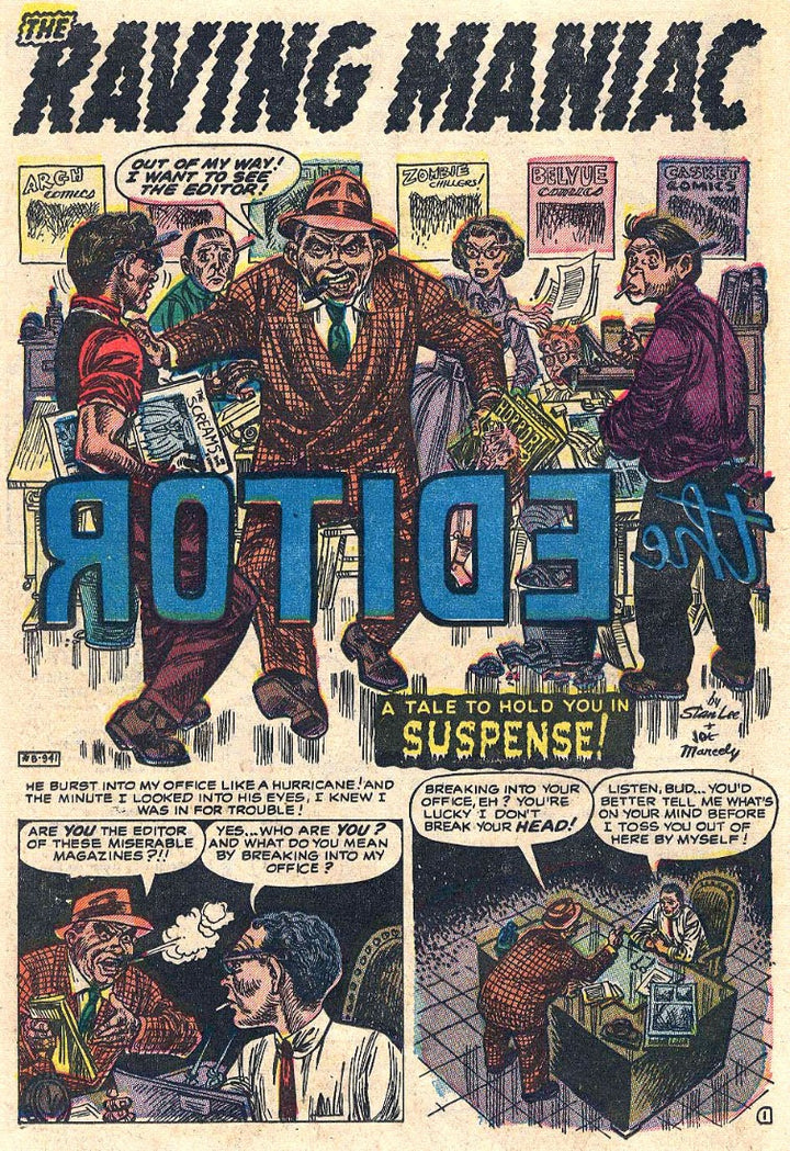 Atlas Artist Edition No. 1: Joe Maneely Vol. 1 "The Raving Maniac" And Other Stories