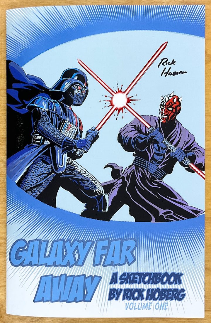 Galaxy Far Away: A Sketchbook by Rick Hoberg - Darth Maul Cover - Signed