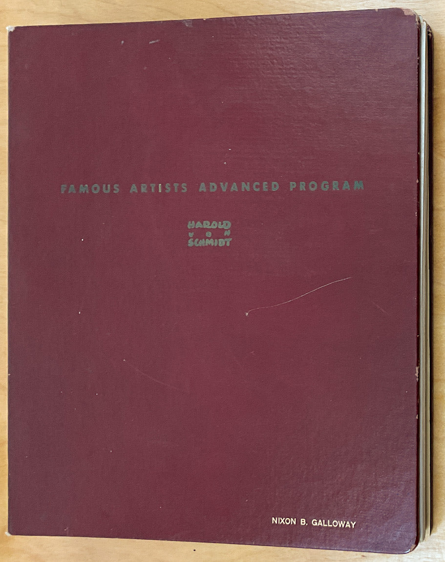 How I Make A Picture by Harold Von Schmidt - Famous Artists Advanced Program - Signed