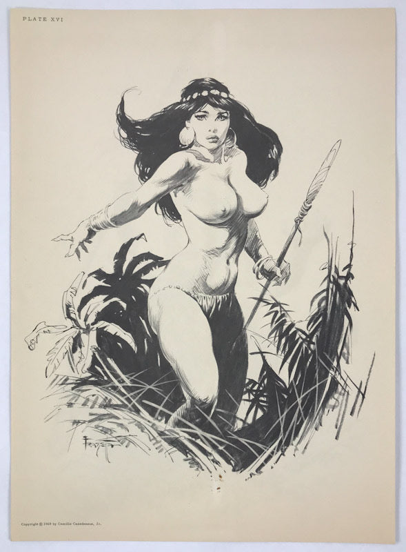 Burroughs Artist Frank Frazetta - 1968 Portfolio