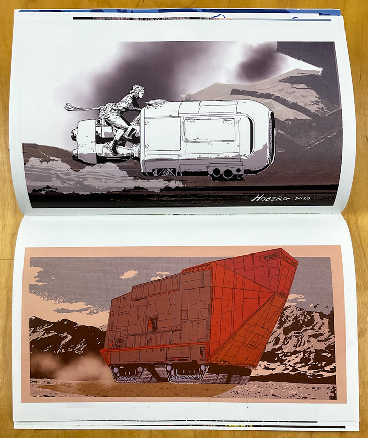 Galaxy Far Away: A Sketchbook by Rick Hoberg - Darth Maul Cover - Signed